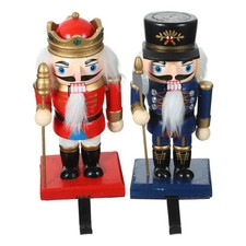  2 Pcs Support De Stockage Nuttcracker Crochet Cadre Cheminée Suspendu