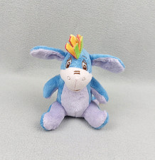 Mini peluche doudou Bourriquet DISNEY crinière multicolore 14 cm bruissements