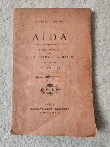 Aïda verdi - aïda, de