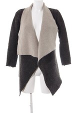 ZARA KNIT Cape Dames Veste T EU 38 gris anthracite style décontracté
