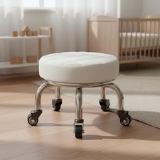 Tabouret Bas à Roulettes