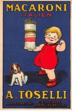 Publicité - n°85252 - Macaroni Italien - A. Toselli