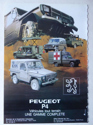 1984 pub peugeot - peugeot, p4