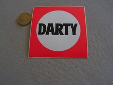 autocollant publicité  darty