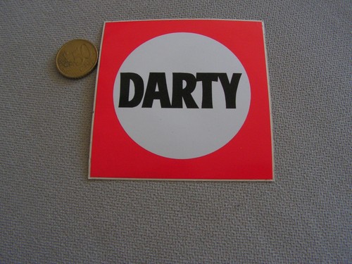 Autocollant publicité darty - autocollant,