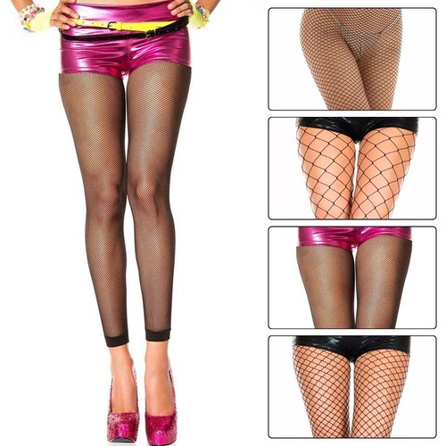 Legging résille creux taille