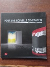 PROSPECTUS BROCHURE PRESSES MASSEY FERGUSON GAMME TRACTEUR MOISSONNEUSE