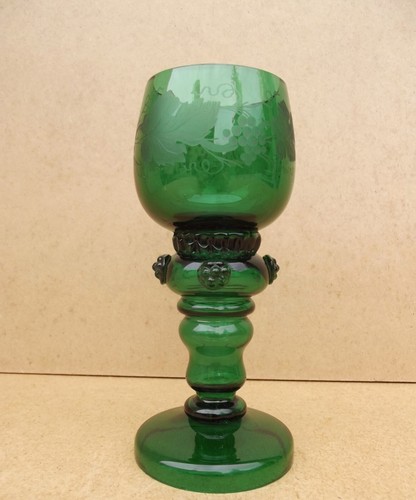 Ancien verre vin roemer - à, de