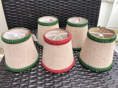 Lot abat jour toile de - abat,