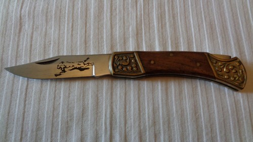 Couteau poche pliant - pliant, bois