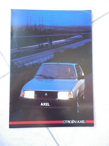 Citroen axel 1986 catalogue - citroen,