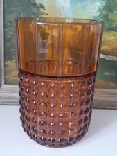 SUPERBE VASE IGOR ART DECO EN CRISTAL VAL SAINT LAMBERT COULEUR AMBRE  1930 N° 1