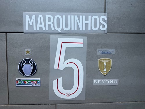 Flocage marquinhos psg home - flocage,