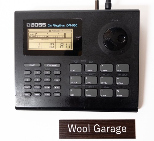Boss 550 rhythm drum - dr-550,