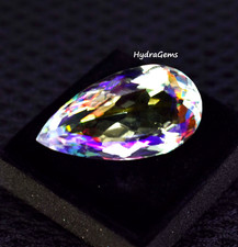 Topaze mystique couleur arc-en-ciel naturelle AA++ grande taille 35 ct + pier...