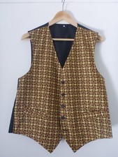 Gilet costume pour homme - 100% soie - Taille 50