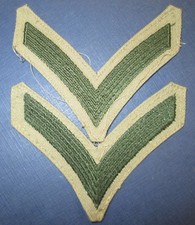 Grades US WW2 pour Chemise