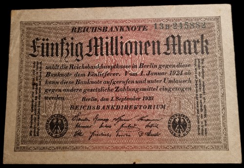 Billet allemand - billet,
