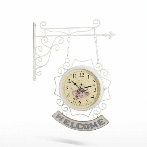 Horloge murale double face - murale,