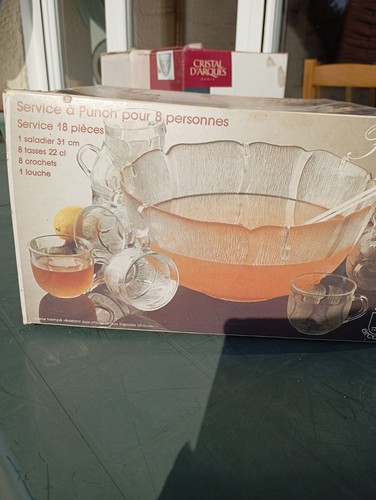Arcoroc fleur service punch - service,