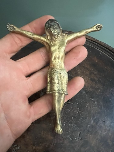 Christ bronze doré - christ, dans