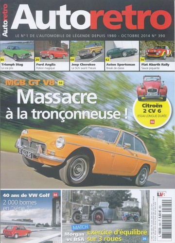 Auto retro 390 2014 mgb - n°390, 10/2014