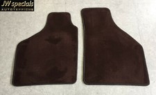 Tapis De Sol Pour Fiat X 1/9 1972-1988 Brun Foncé Velours Similicuir