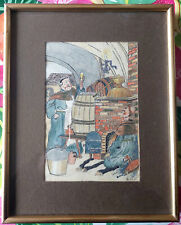 DESSIN SIGNÉ MONOGRAMMÉ