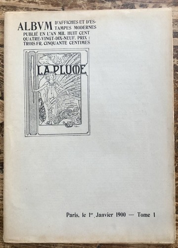 1900 plume album affiches - plume,