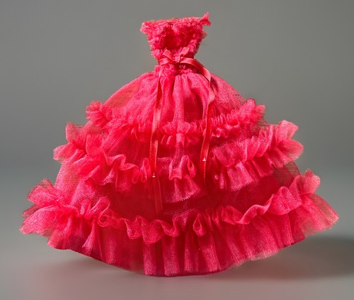 Vêtement barbie robe - barbie, rouge
