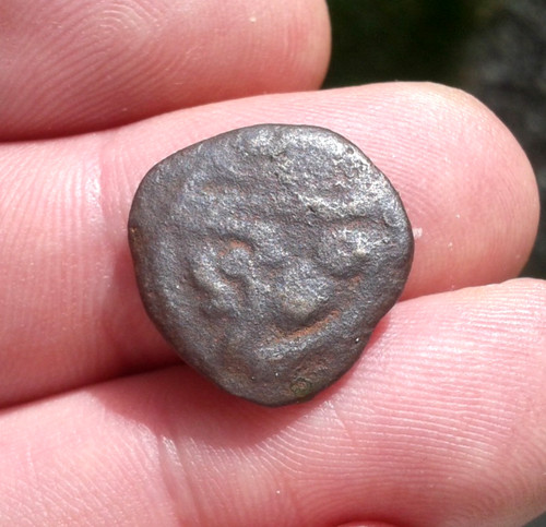Monnaie gauloise bronze - , à