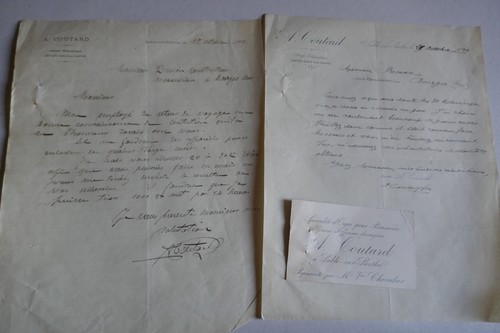 Facture lettres coutard - facture, a.coutard