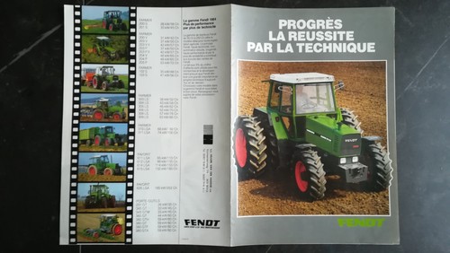 Prospectus tracteur fendt - tracteur,