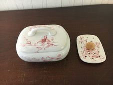 Boite savon orchidée en Faïence de Lunéville