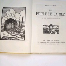 Le Peuple De la Mer 22 Gravures sur Bois Originales de Renefer Rare Édition 1926