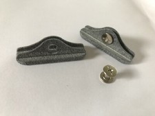 2 guides vitre 205 cabriolet + Vis/rivets - CJ - CTI - Roland Garros