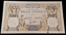 1000 Francs 1938