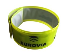Bracelet Eurovia métal et plastique jaune