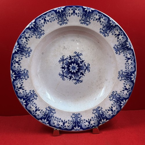 Grand plat creux rond décor - grand,