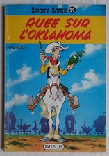 LUCKY LUKE 14 RUEE SUR L'OKLAHOMA MORRIS TRES RARE EDITION DOS JAUNE 1964