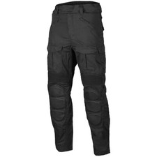 Mil-Tec Pantalon de combat Chimera Homme Rembourré Tactique Chasse Durable Noir