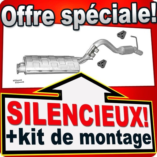Silencieux arriere pour - silencieux,