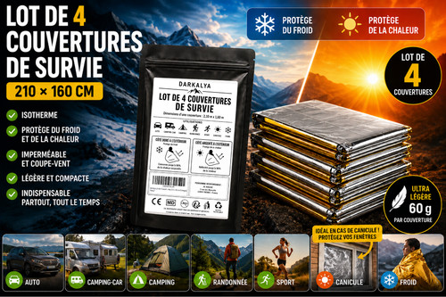 Couverture survie - couverture, de