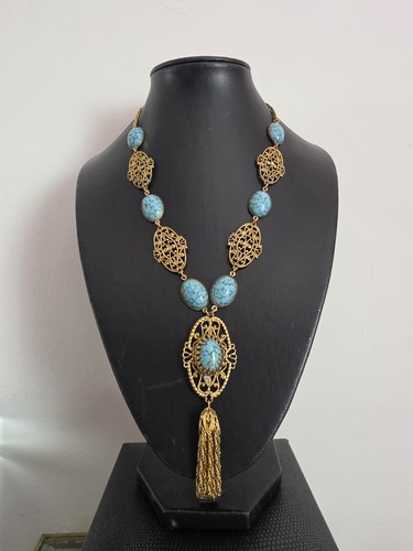 Collier turquoise vintage