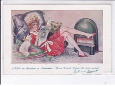 PUBLICITE : société de chaleur et lumière (illustrée par Maurice MILLIERE)