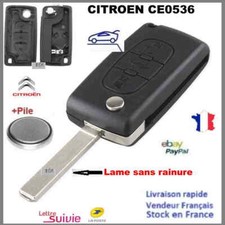 Coque clé plip 3 boutons