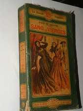 LE SANG DES VIERGES JULES DE GASTYNE TALLANDIER VERT RARE ROMAN GARE POPULAIRE