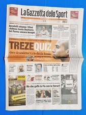 GAZETTE DU SPORT 22 SEPTEMBRE 2007 TREZEGUET-LO CICERO-TRONCON-LORETTA GOGGI
