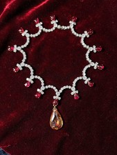 Collier panthère rose