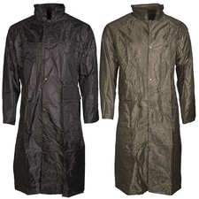 Imperméable Avec Capuche S-3XL PVC Revêtu Veste De Pluie Imperméable Pêcheur